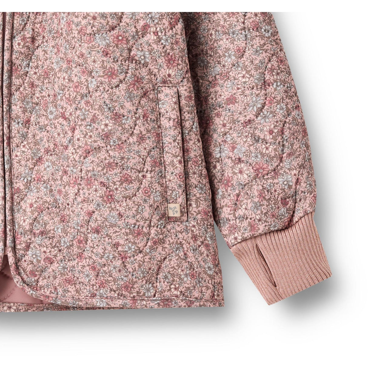 Wheat Soft Lavender Flowers Thermo Jacket Thilde