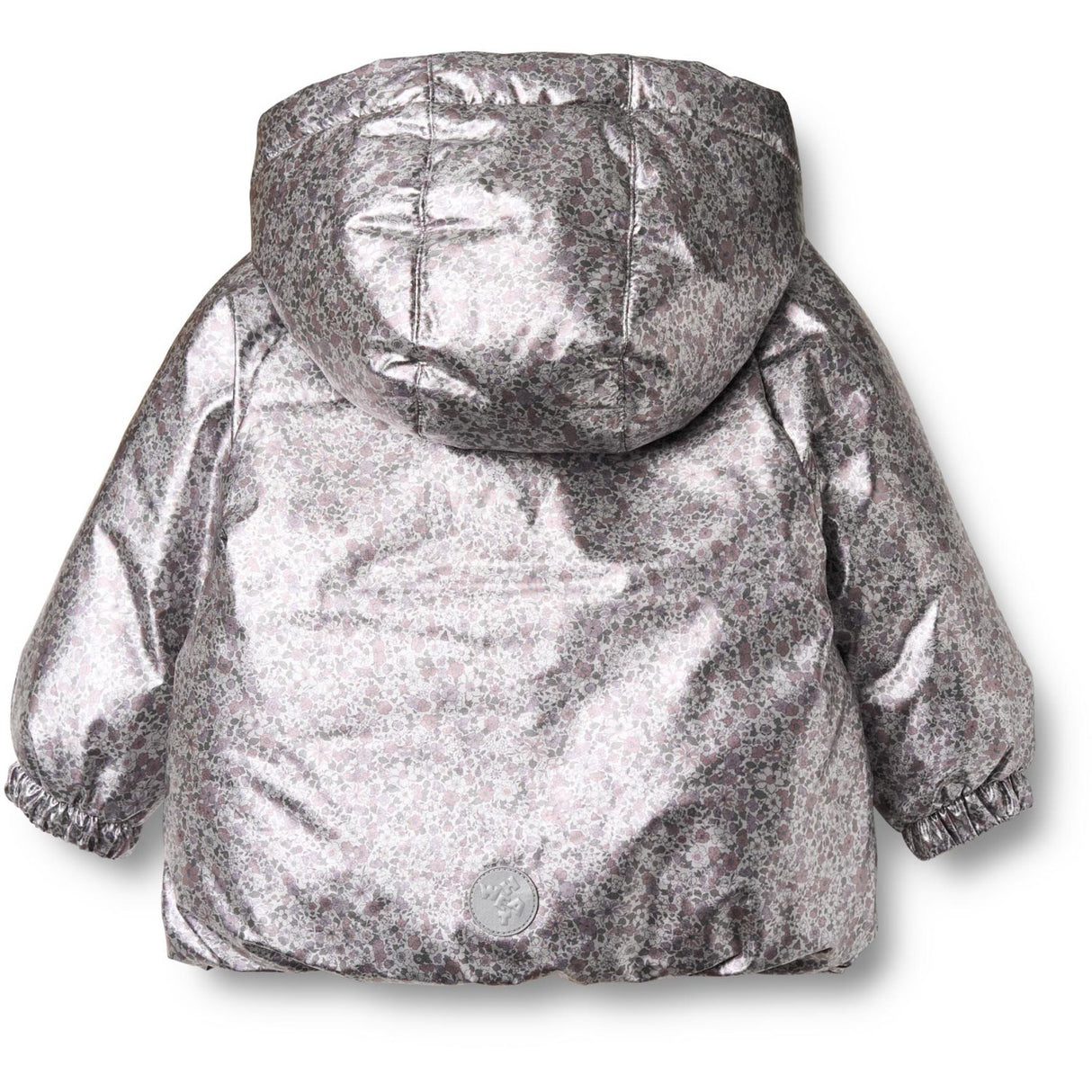 Wheat Silver Flower Meadow Puffer Jacket Morgen