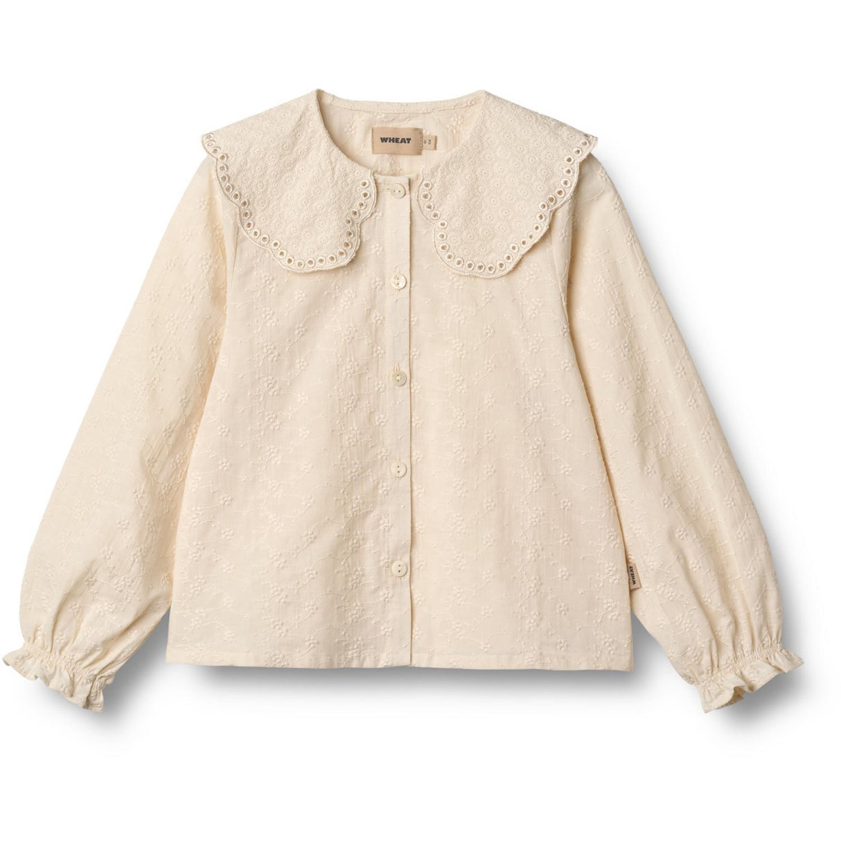 Wheat Eggshell Shirt L/S Flora