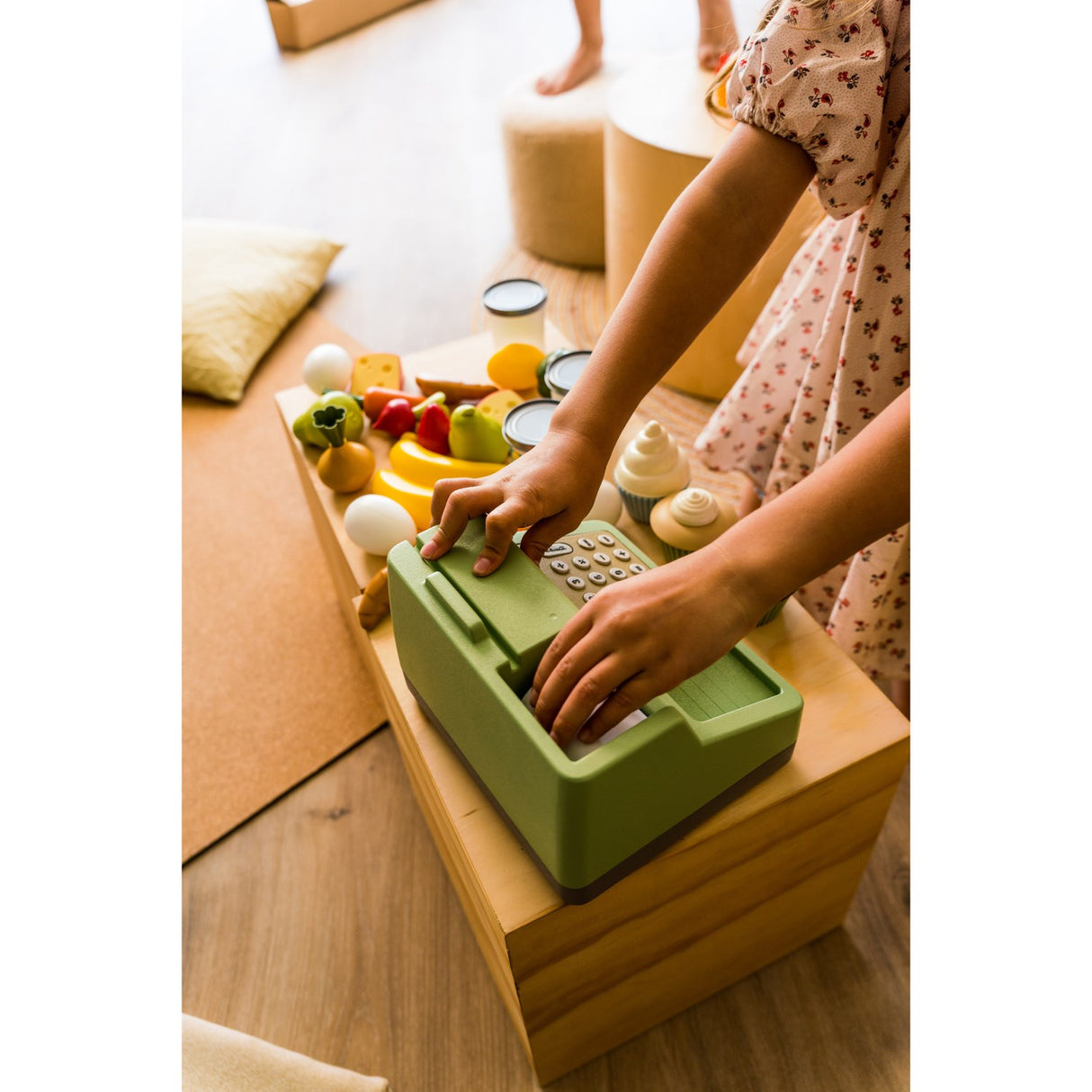 Dantoy Green Garden Cash Register Set In A Box