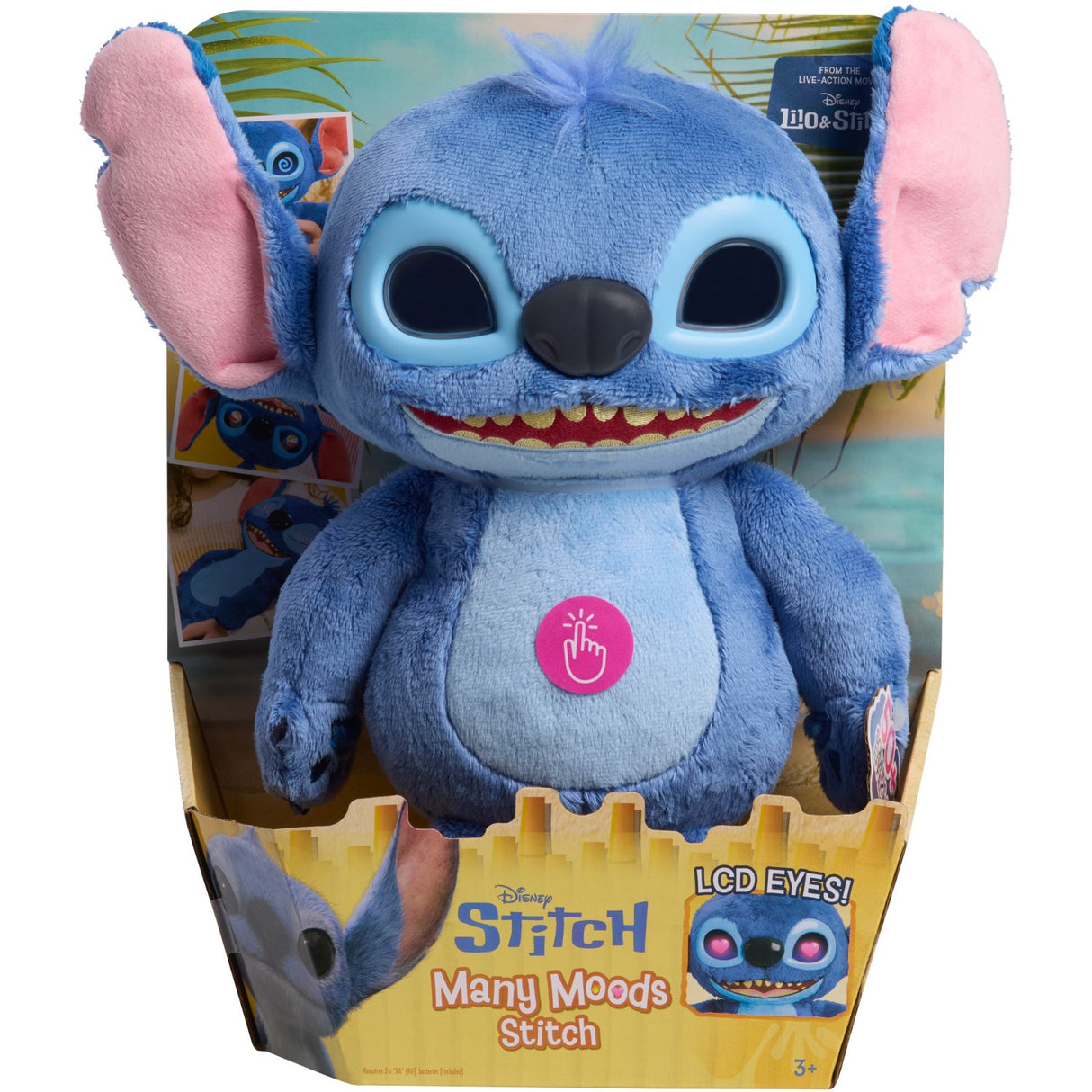 Disney Stitch Movie Emotive Eye Feature Plush 27 Cm