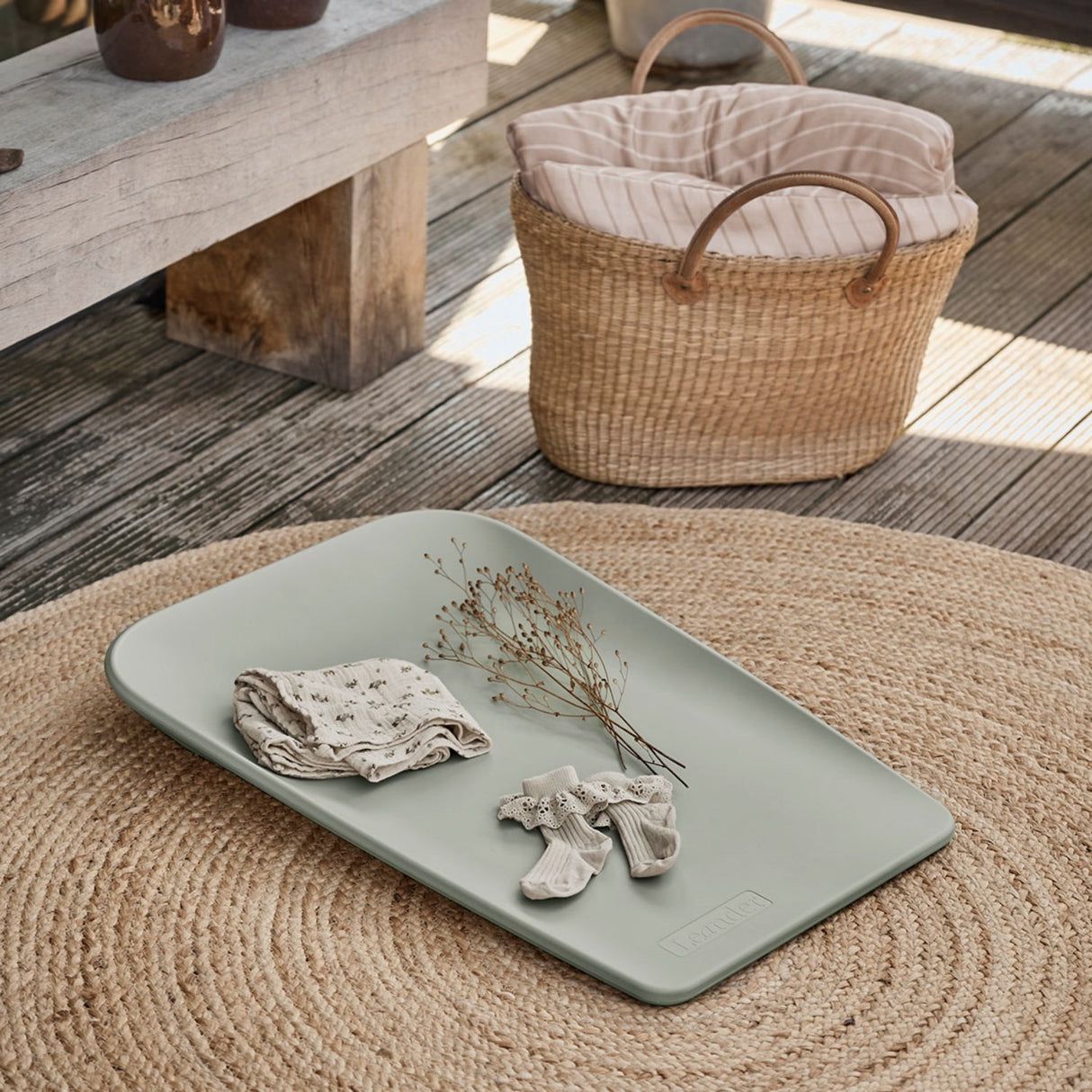 Leander Cappucino Leander Matty™ Mini Changing Pad