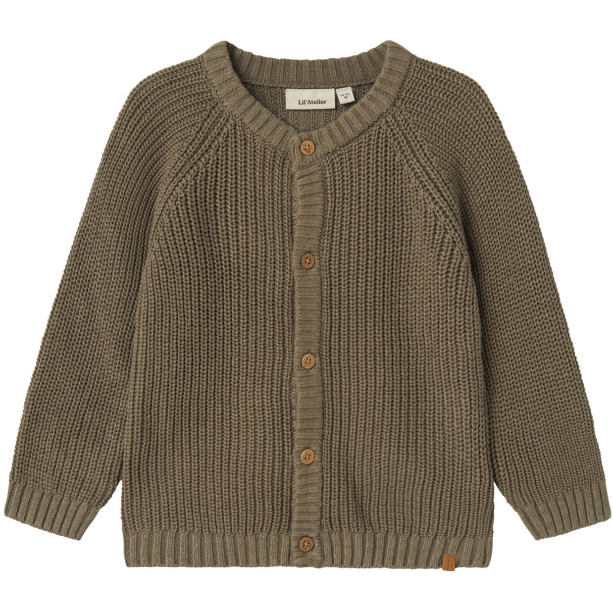 Lil'Atelier Overland Trek Nmnemlen Lin Ls Knit Card Lil Noos