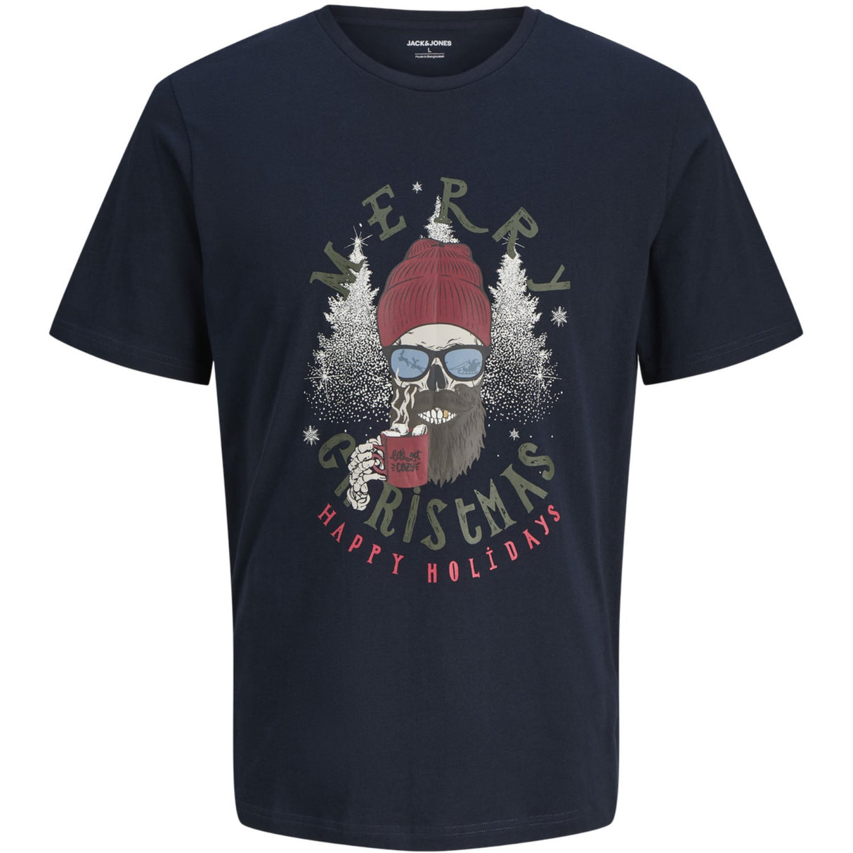Jack & Jones Junior Sky Captain Jjnoel Xmas Tee Ss Crew Neck Jnr