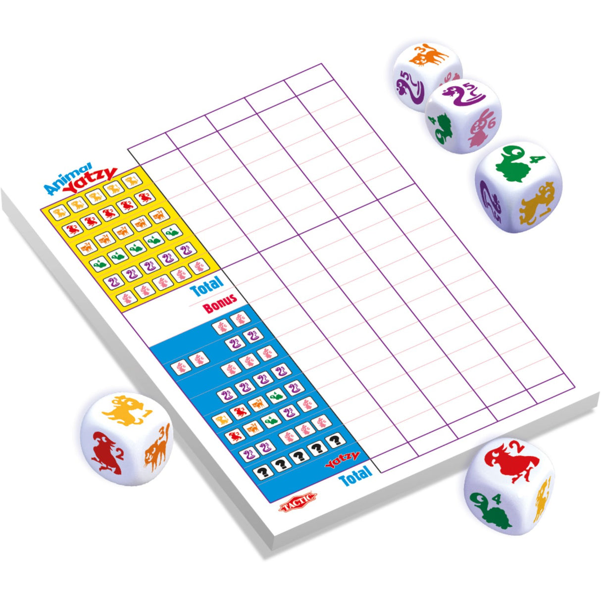 Tactic Games Yatzy With Dyr Rejse Spil