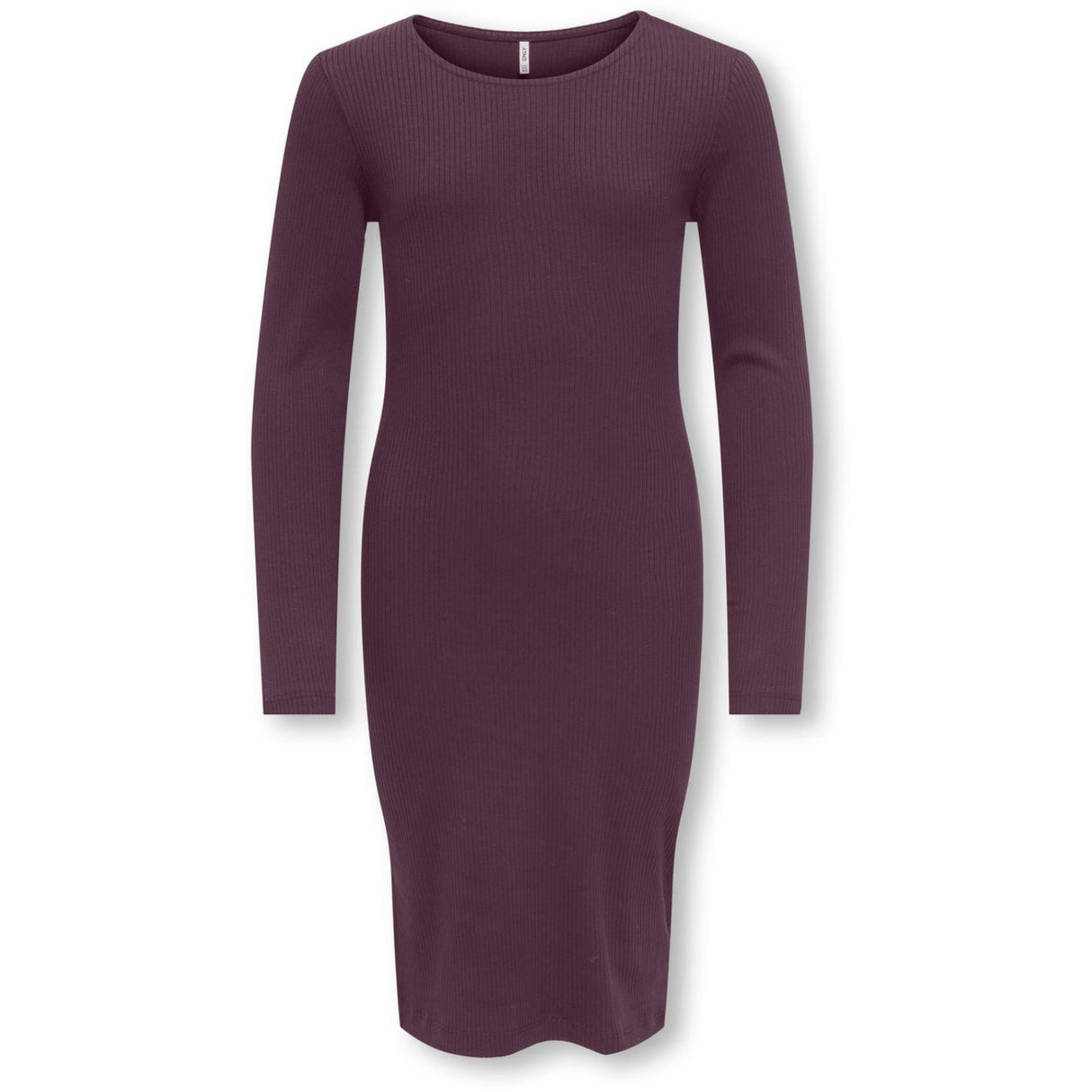 kids ONLY Mauve Wine Kogbelfast Life L/S Midi Dress Jrs Noos