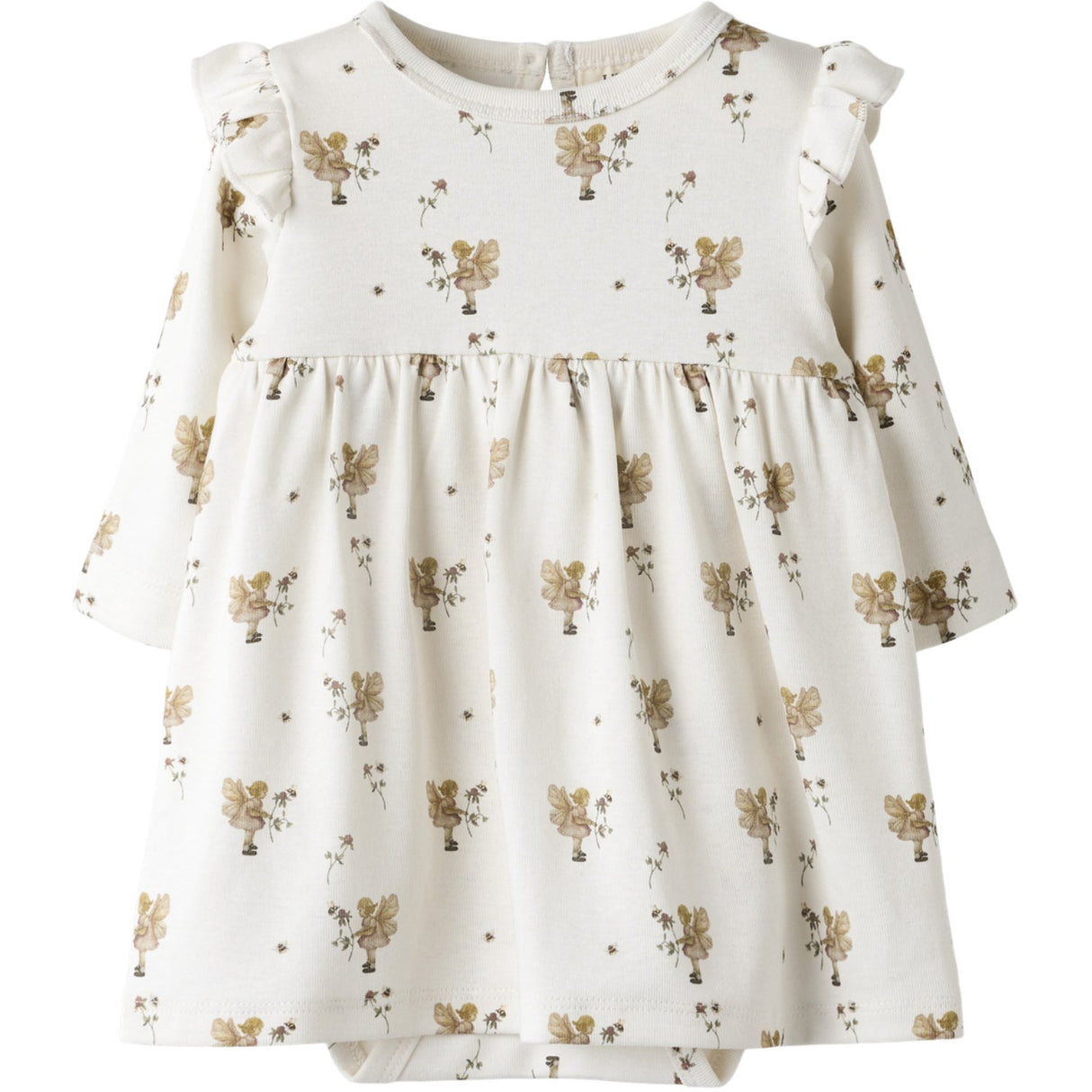 Lil'Atelier Coconut Milk Nbflayo Enk Ls Body Dress Lil