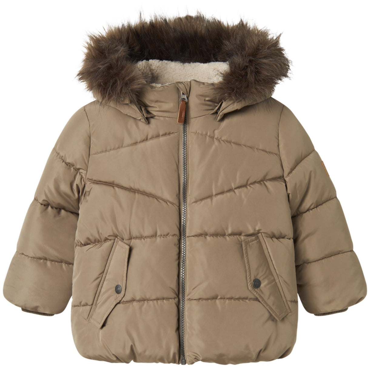 Name It Timber Wolf Nmmmathew Puffer Jacket1