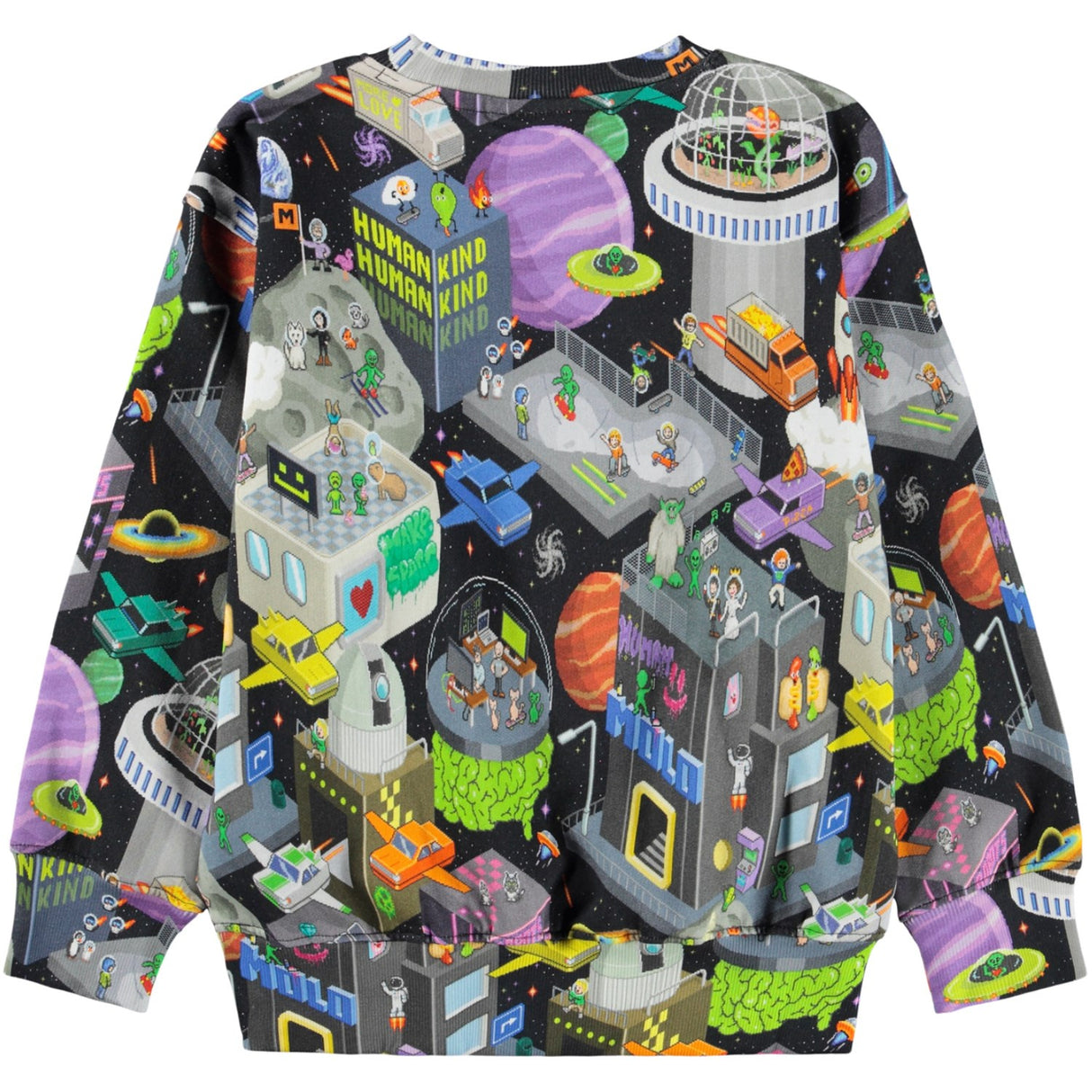 Molo Pixel Space Mattis Sweatshirt