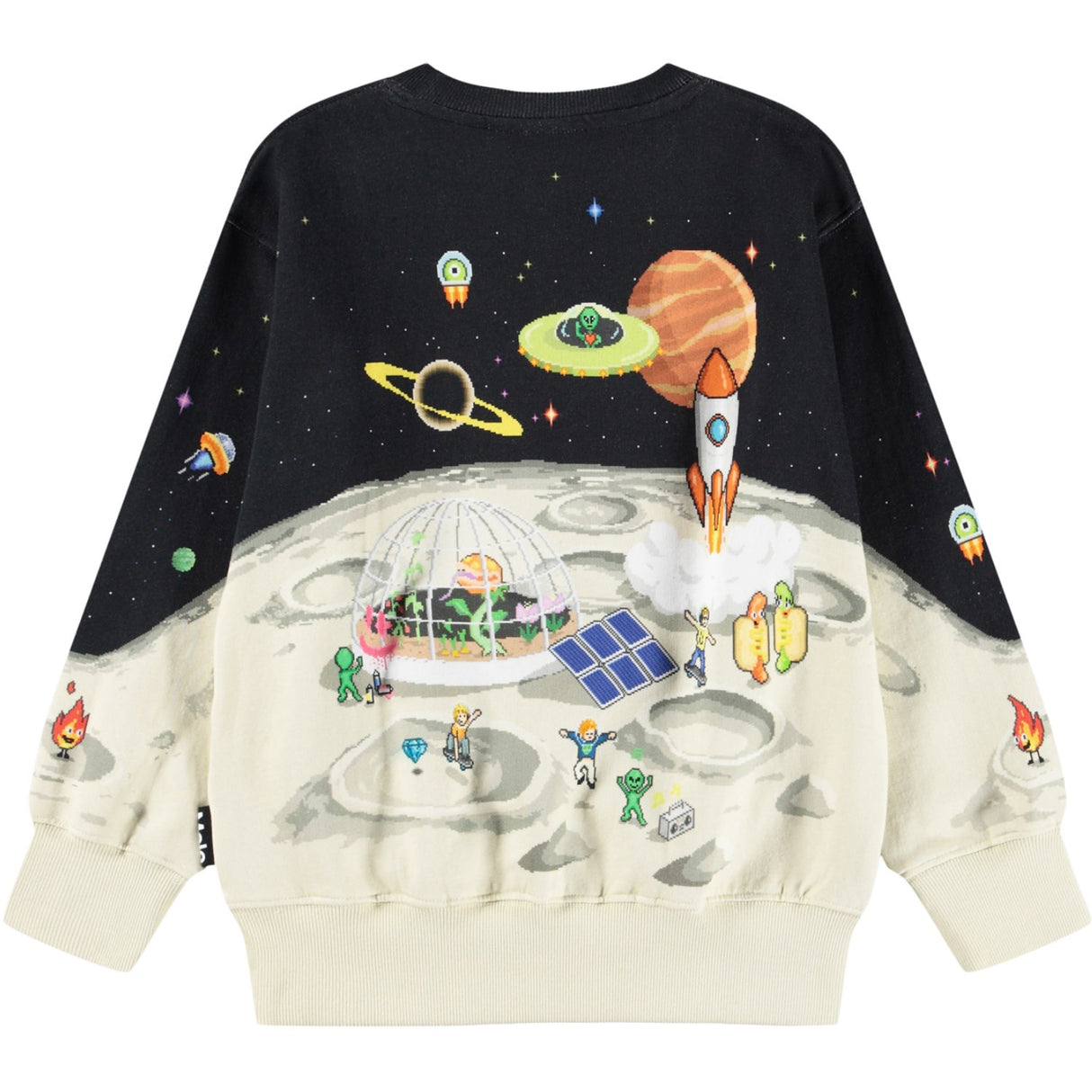 Molo Pixel Moon Mattis Sweatshirt