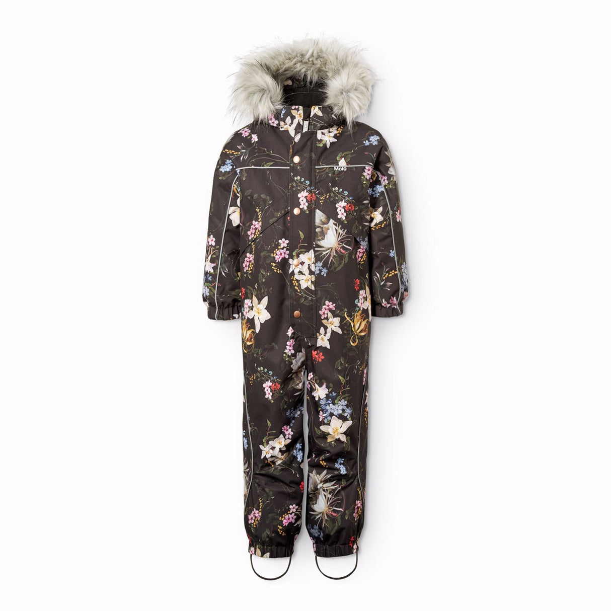Molo Paisley Flowers Polaris Fur Junior Snowsuit