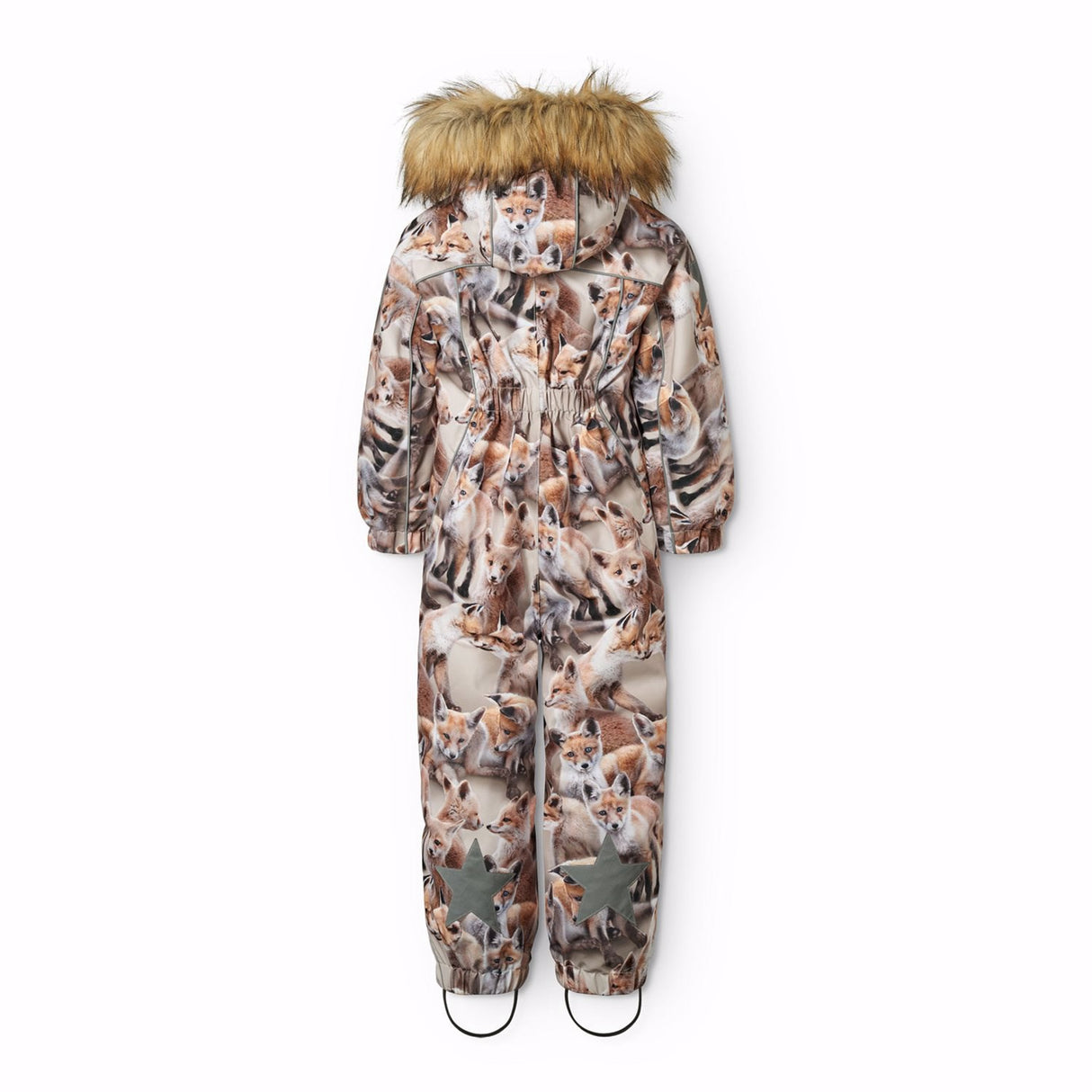 Molo Playing Foxes Polaris Fur Junior Snowsuit
