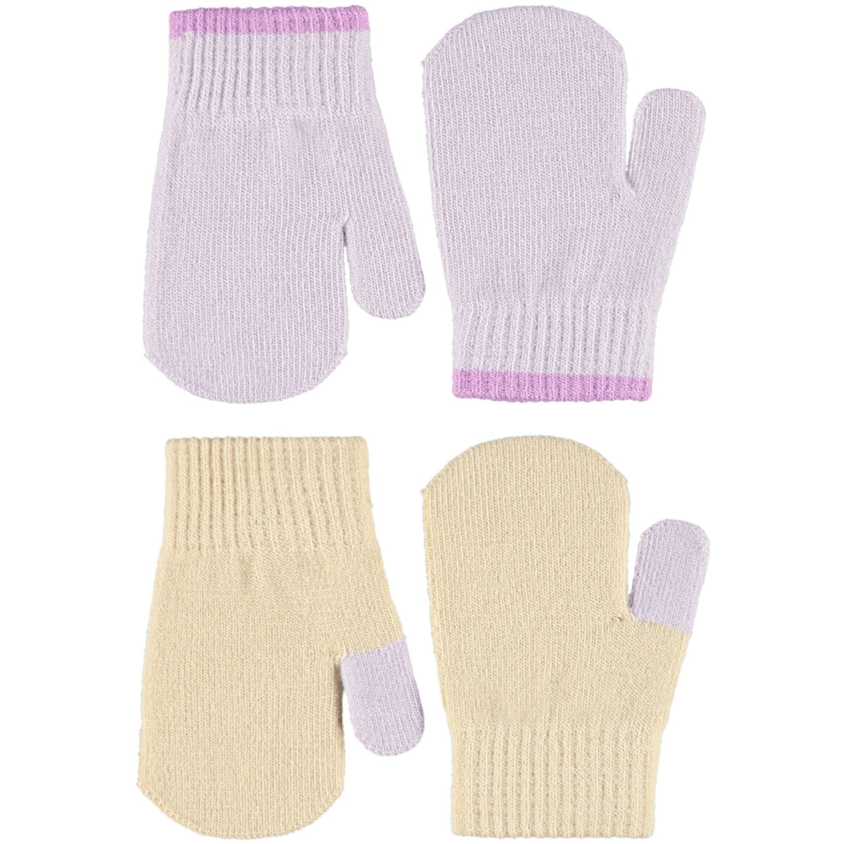 Molo Lilac Marble Kenny Mittens