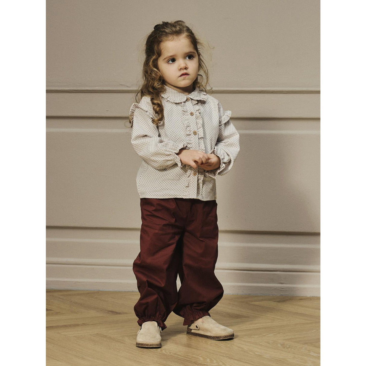 Lil'Atelier Pastel Parchment Nmfolena Ls Loose Shirt Lil