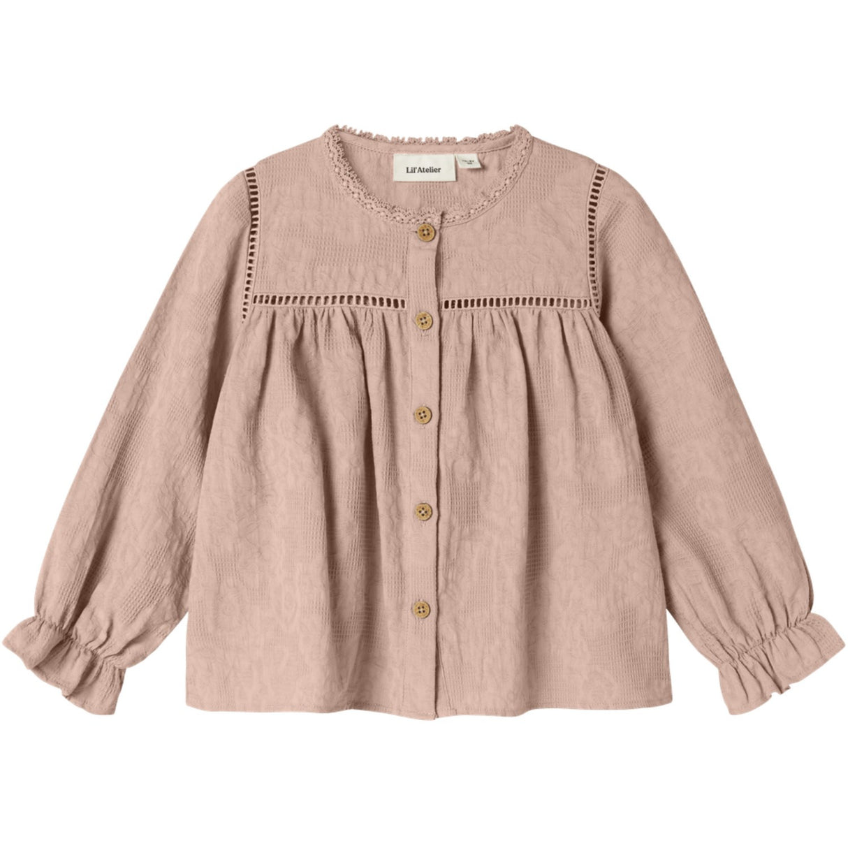 Lil'Atelier Cameo Rose Nmfofira Ls Loose Shirt Lil