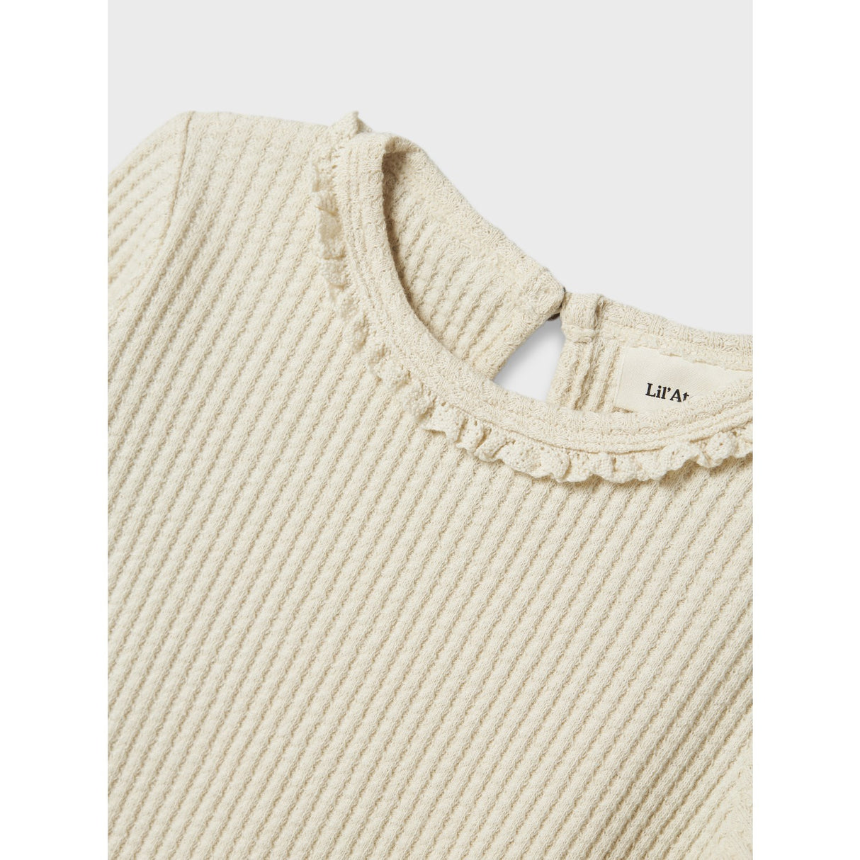 Lil'Atelier Turtledove Nmfosanne Ls Slim Top Lil