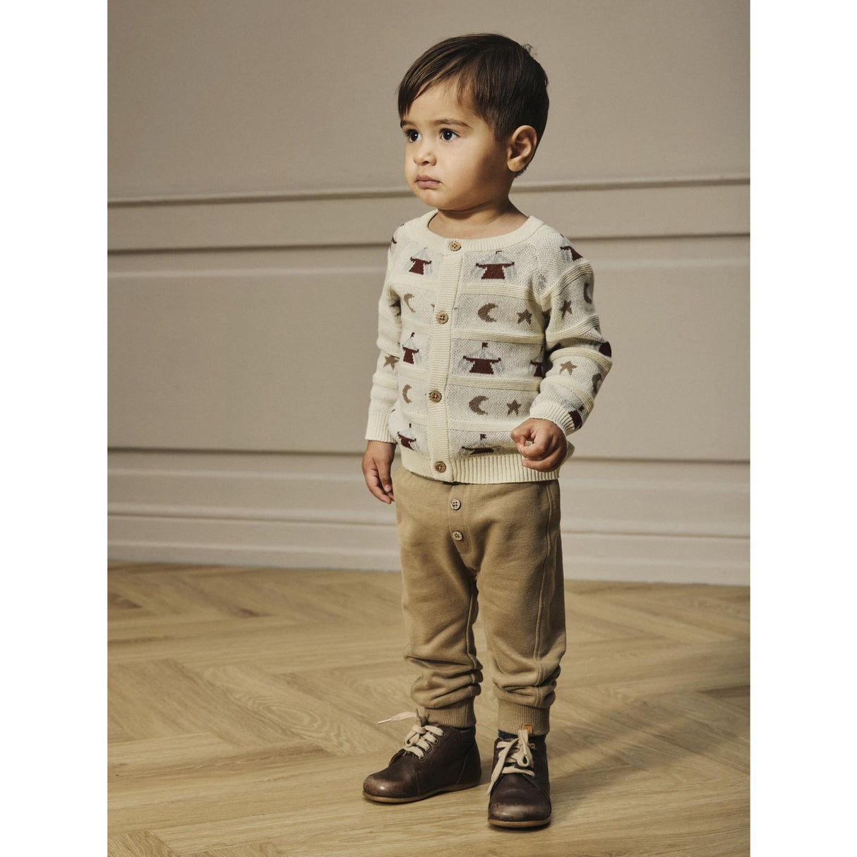 Lil'Atelier Turtledove Nbmlamai Ls Knit Card Lil