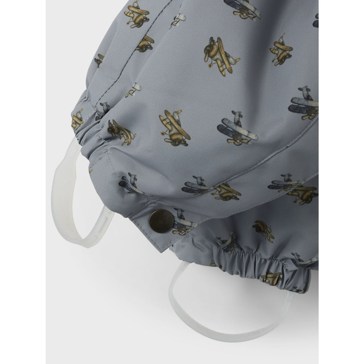 Lil'Atelier Ultimate Grey Airplanes Nmmlasnow10 Snowsuit Aop Fo Lil