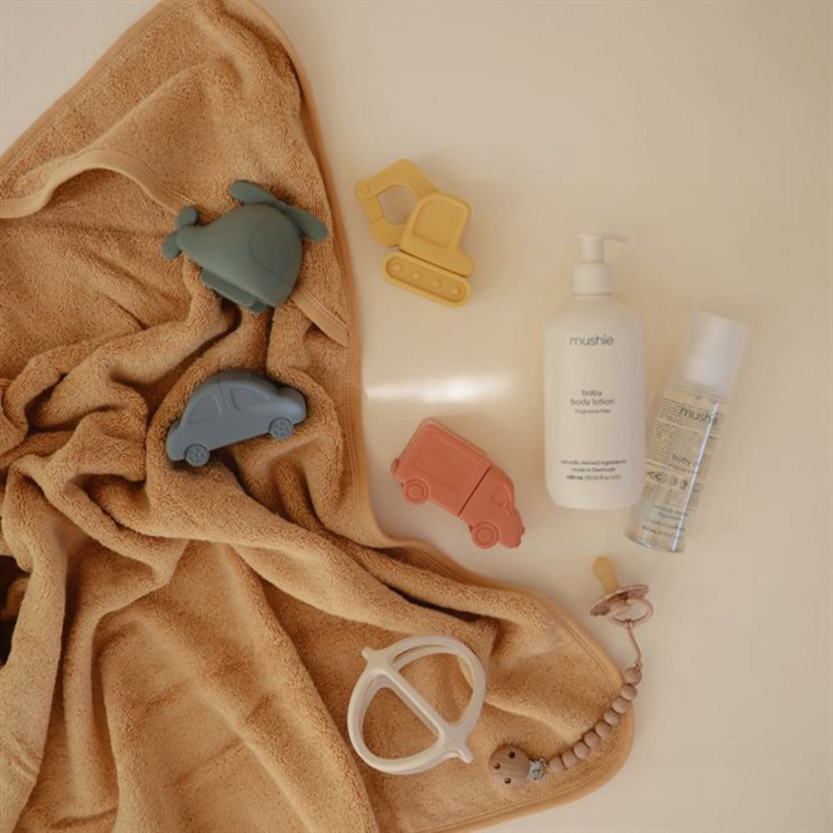 Mushie Vehicles Bath Play Set - 4 Pack