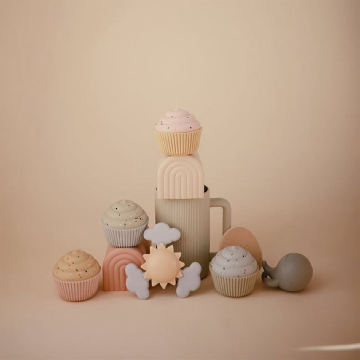 Mushie Sunshine Suction Spinner Toy