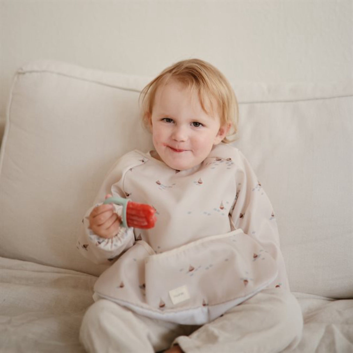 Mushie Blush Toddler Ice Pop Tray