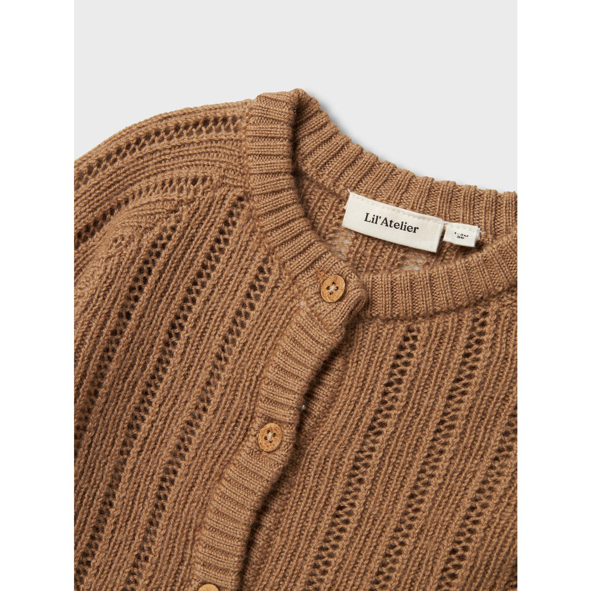 Lil'Atelier Tigers Eye Nbmnomo Ls Knit Card Lil