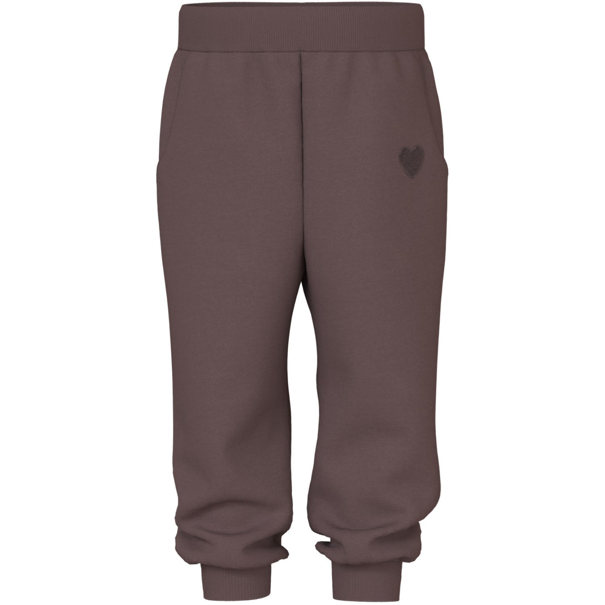 Name It Peppercorn Heart Embroidery Nmfvima Nreg Swe Pants Bru