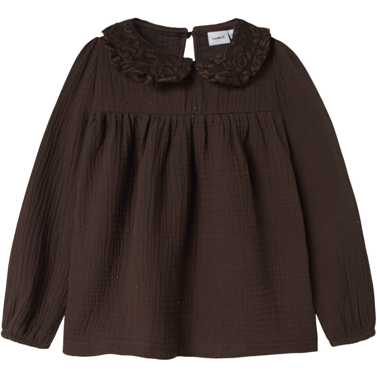 Name It Seal Brown Nmfolyssa Ls Blouse