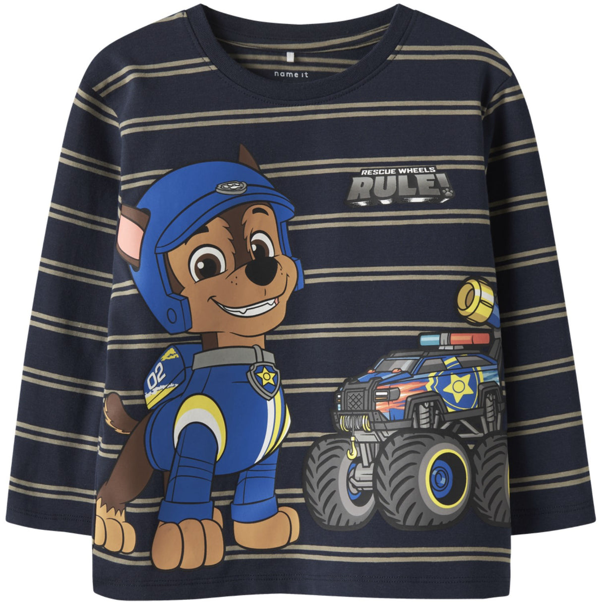 Name It Navy Blazer Nmmsofus Paw Ls Nreg Top Box Cplg