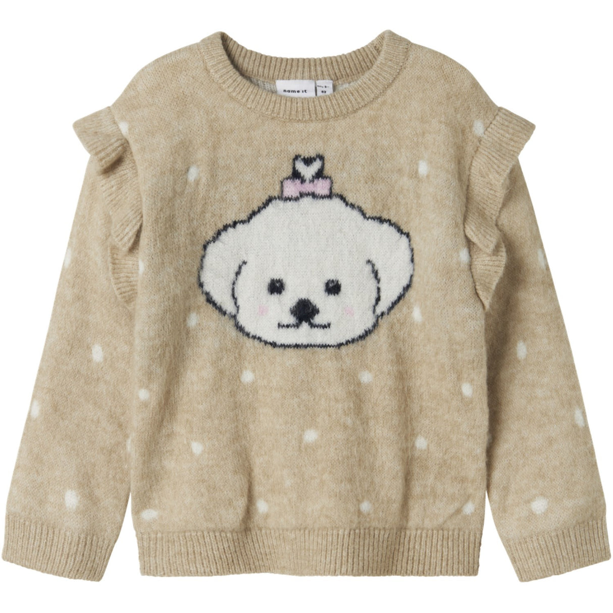 Name It Island Fossil Nmfnede Ls Knit