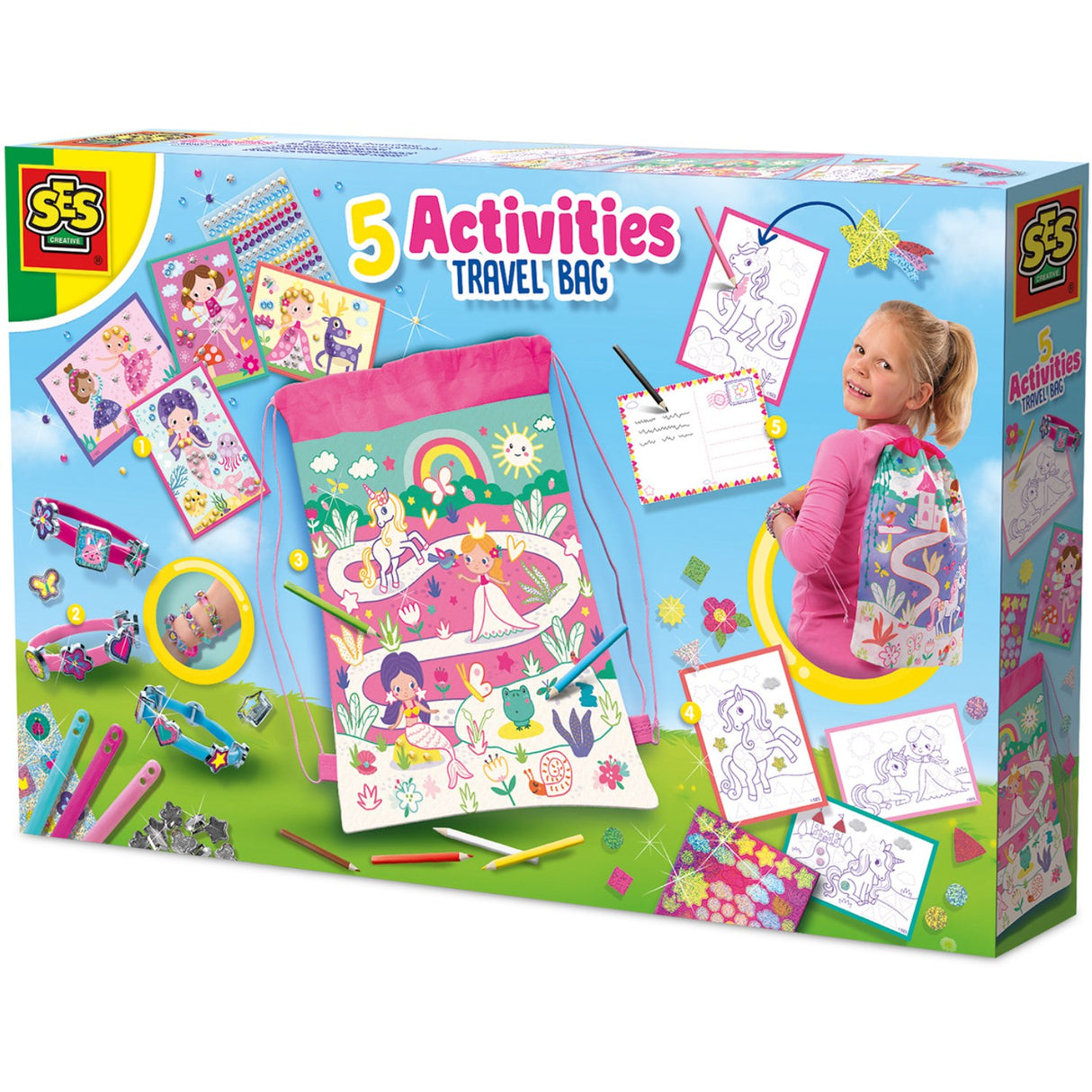 SES Creative Travel Activities in Backpack 5 activities