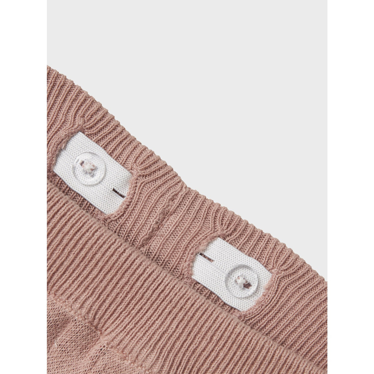 Lil'Atelier Misty Rose Nmflulio Wide Knit Ancle Pants Lil