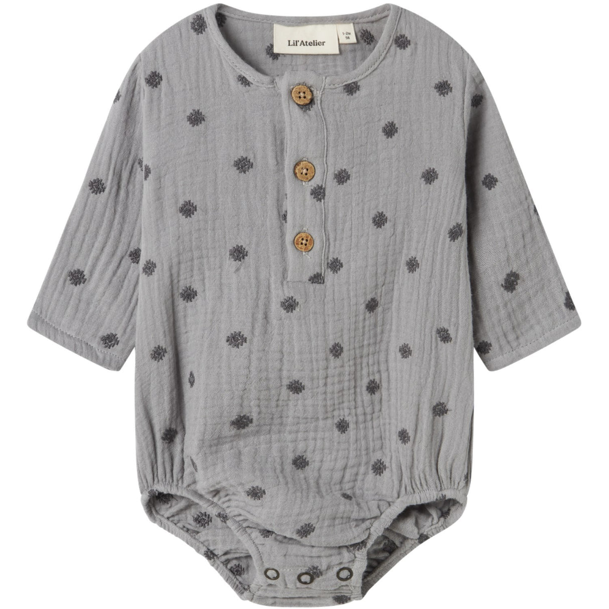 Lil'Atelier Ultimate Grey Nbmkoala Ls Loose Shirt Body Lil
