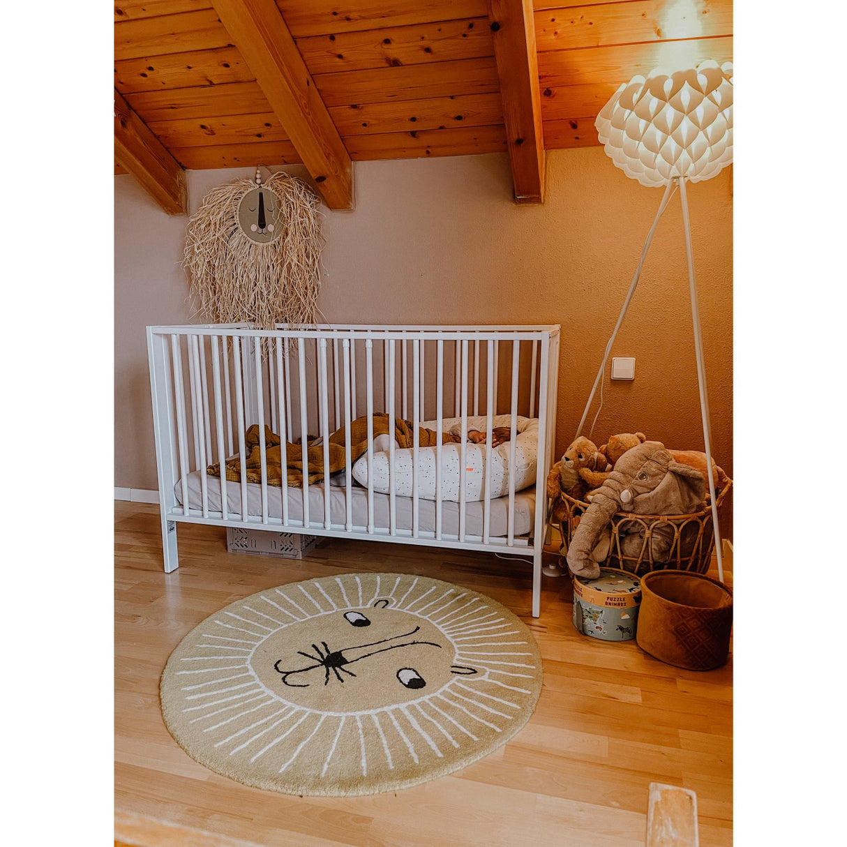 tiSsi® White Laquer Jori Sammenklappelig Bed Massiv Beech