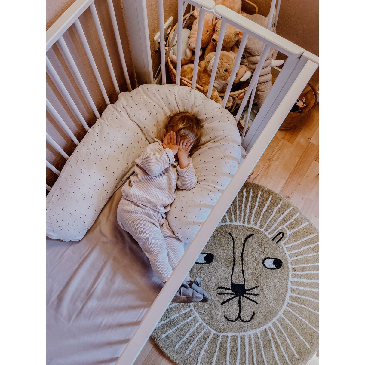 tiSsi® White Laquer Jori Sammenklappelig Bed Massiv Beech