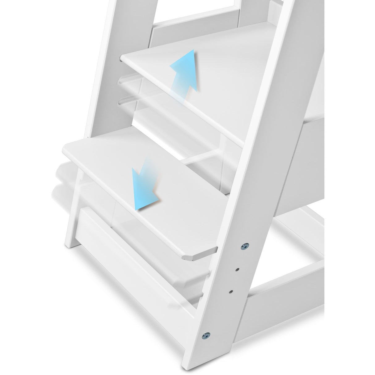 tiSsi® White Laquer Felix Learning Tower Solid Beech