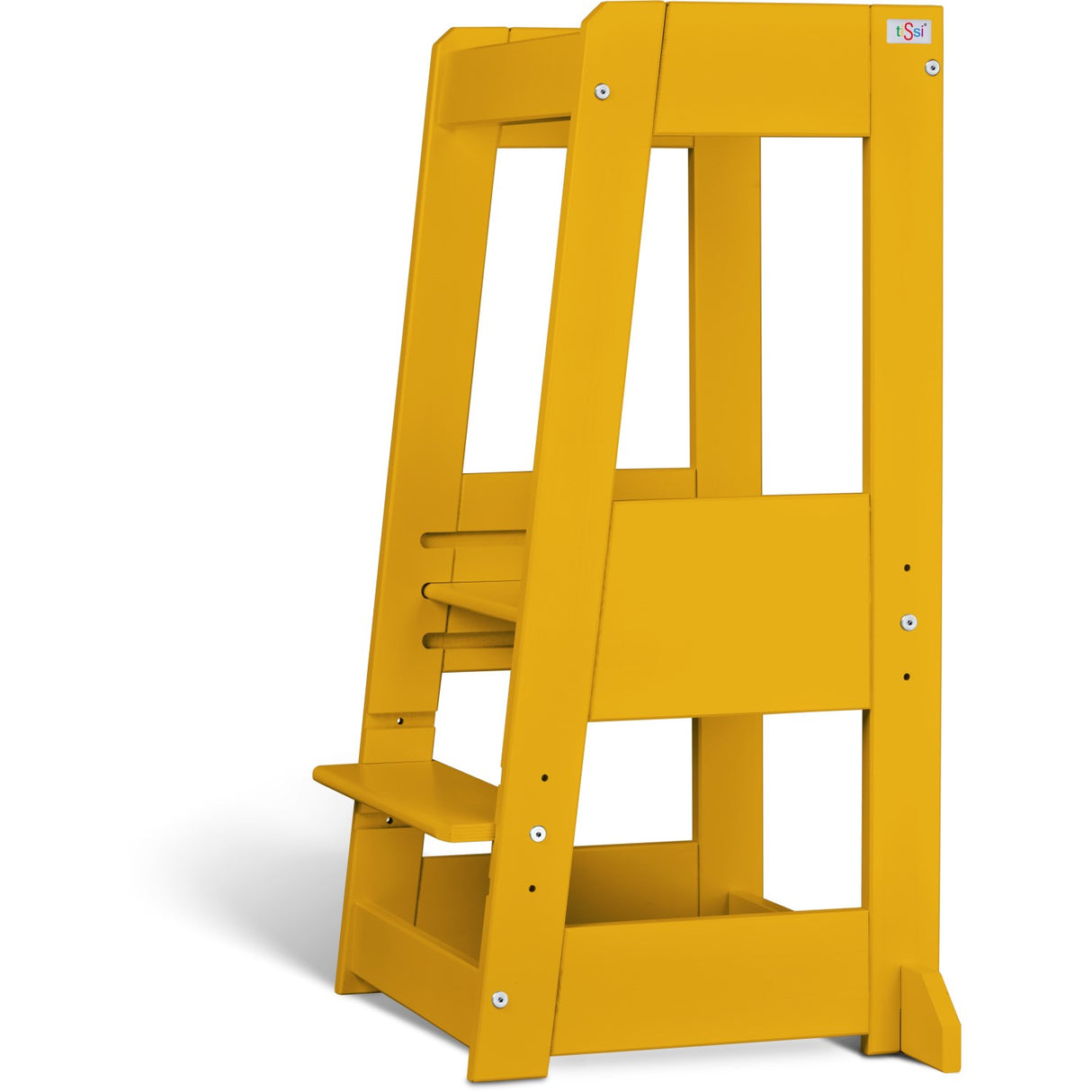 tiSsi® Sun Yellow Laquer Felix Learning Tower Massiv Beech