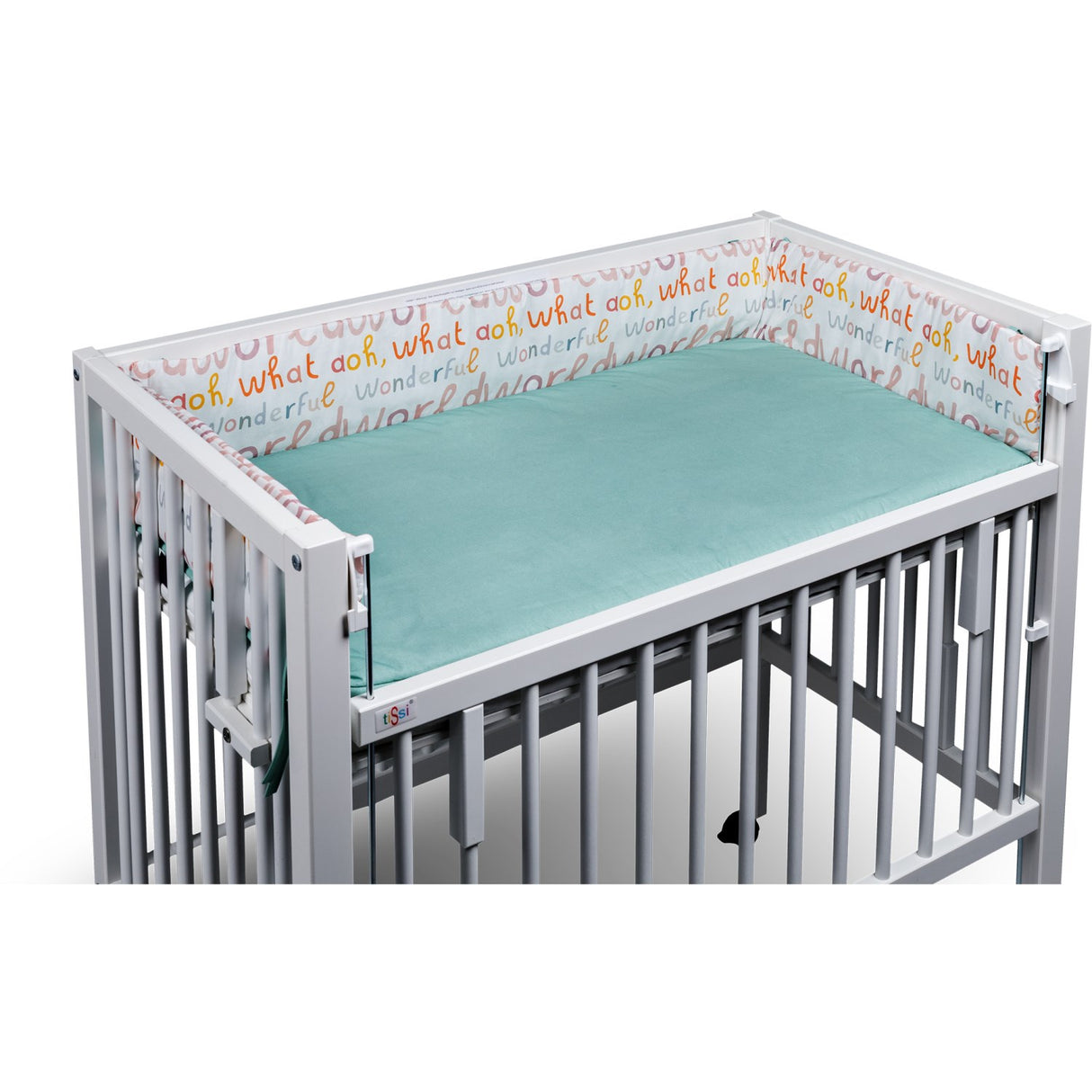 tiSsi® Mint Wonderful World Maxi Bed Bumper