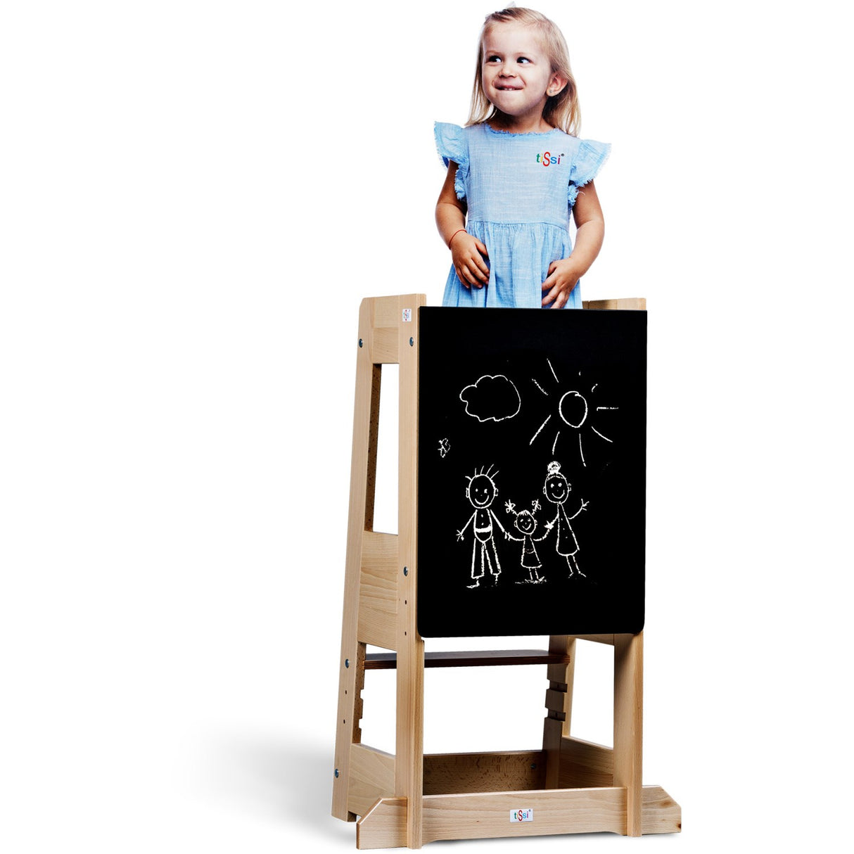 tiSsi® Black Felix Sort Tavle Til Learning Tower Felix