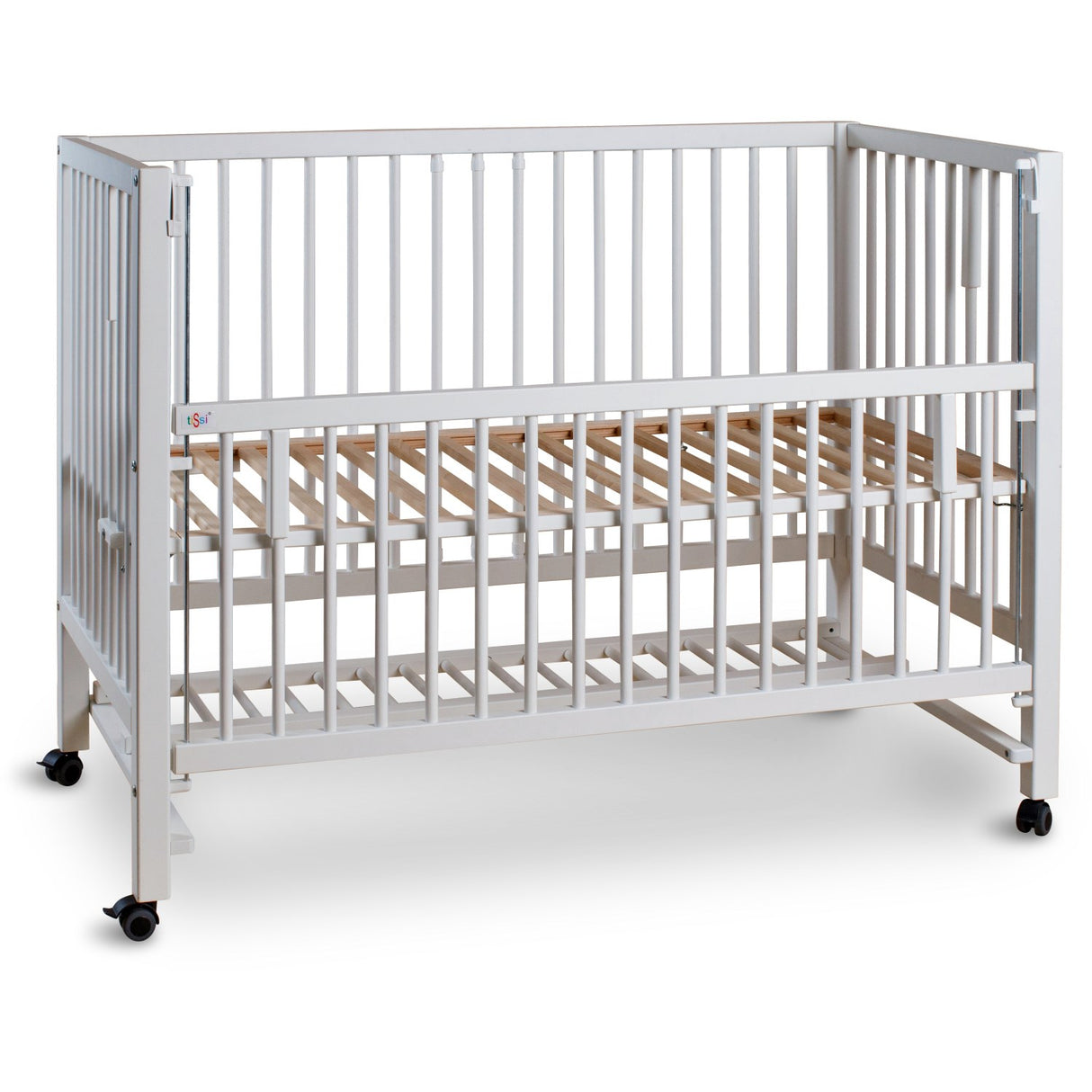 tiSsi® White Laquer Hajo Barneseng Massiv Beech