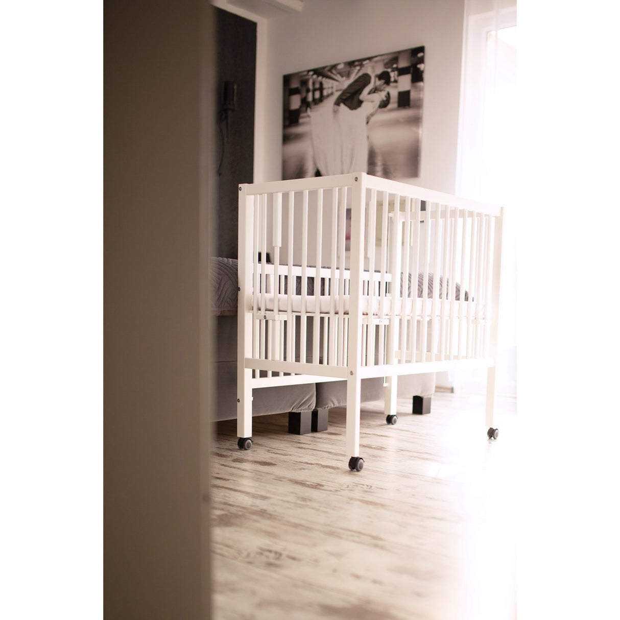 tiSsi® White Laquer Sophie Barneseng Massiv Beech