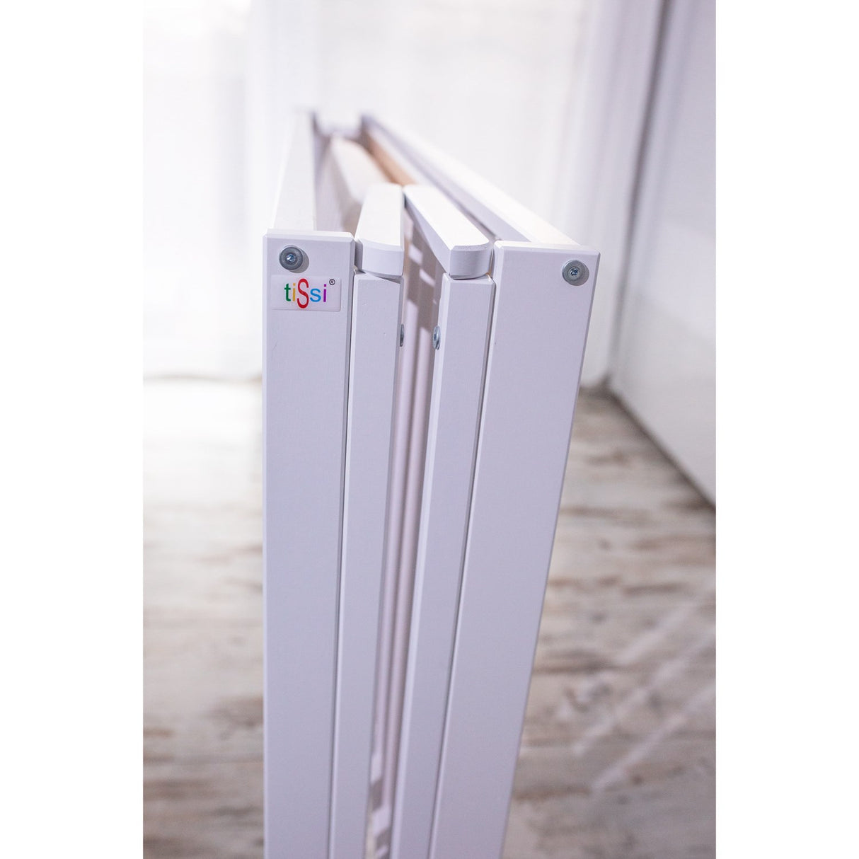 tiSsi® White Laquer Jori Sammenklappelig Bed Massiv Beech