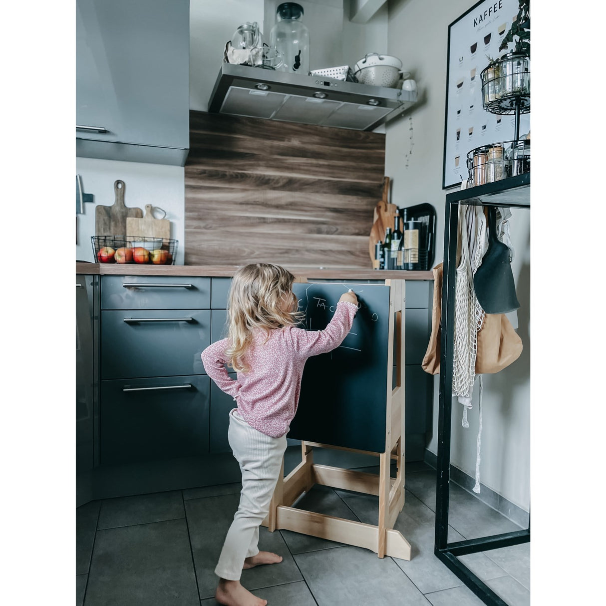 tiSsi® Black Felix Sort Tavle Til Learning Tower Felix