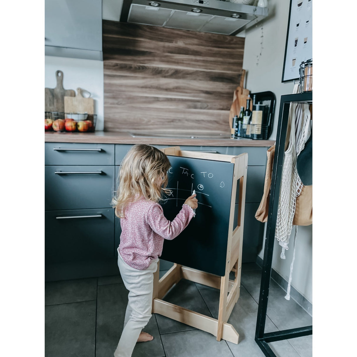 tiSsi® Black Felix Sort Tavle Til Learning Tower Felix