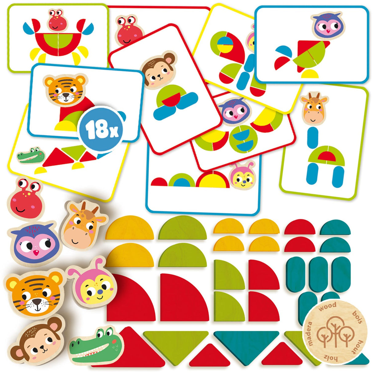 SES Creative Montessori Creative Animal Set