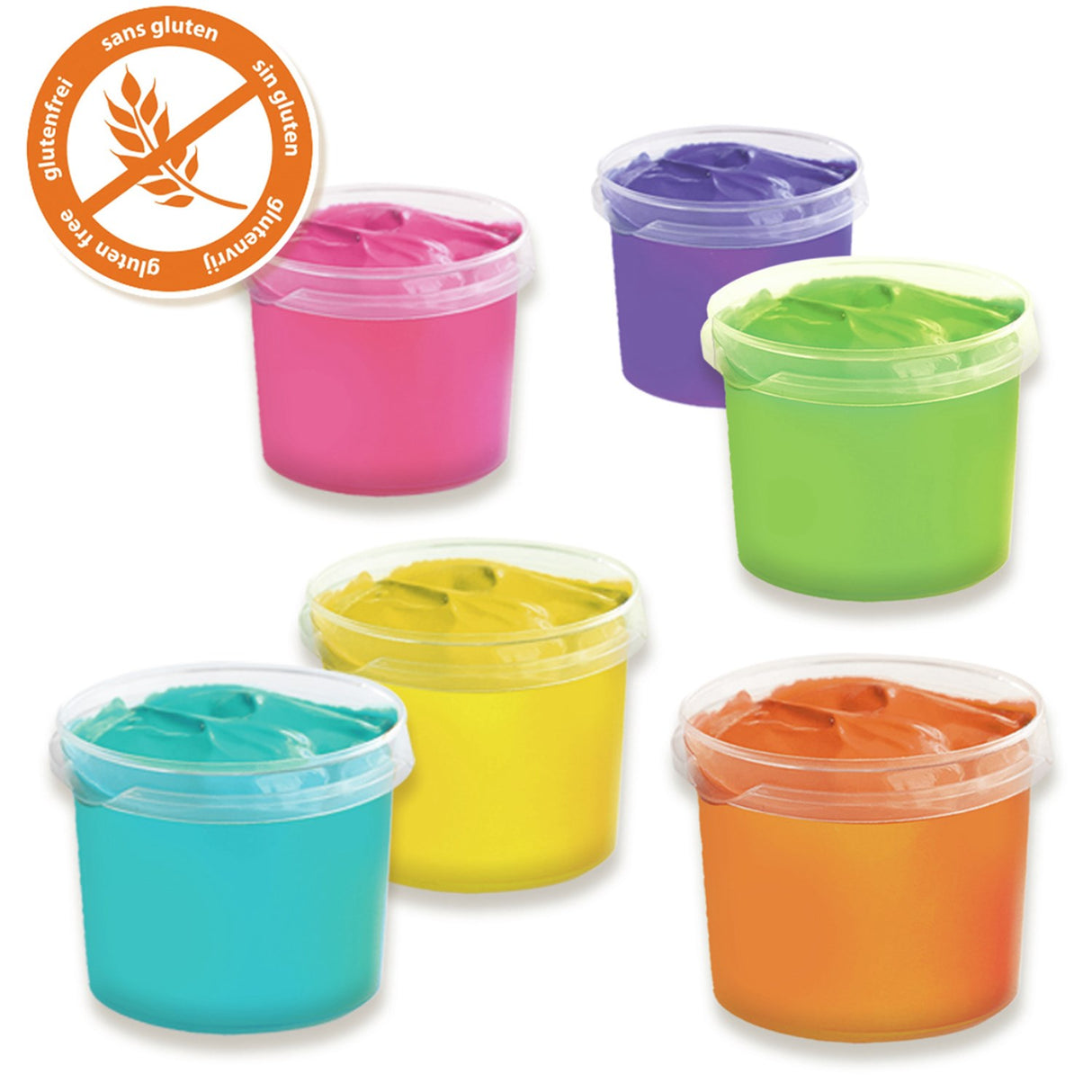 SES Creative Finger Paint Mega Set 6X110Ml