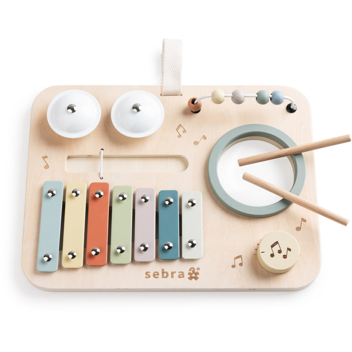 Sebra Wooden Activity Panel Music