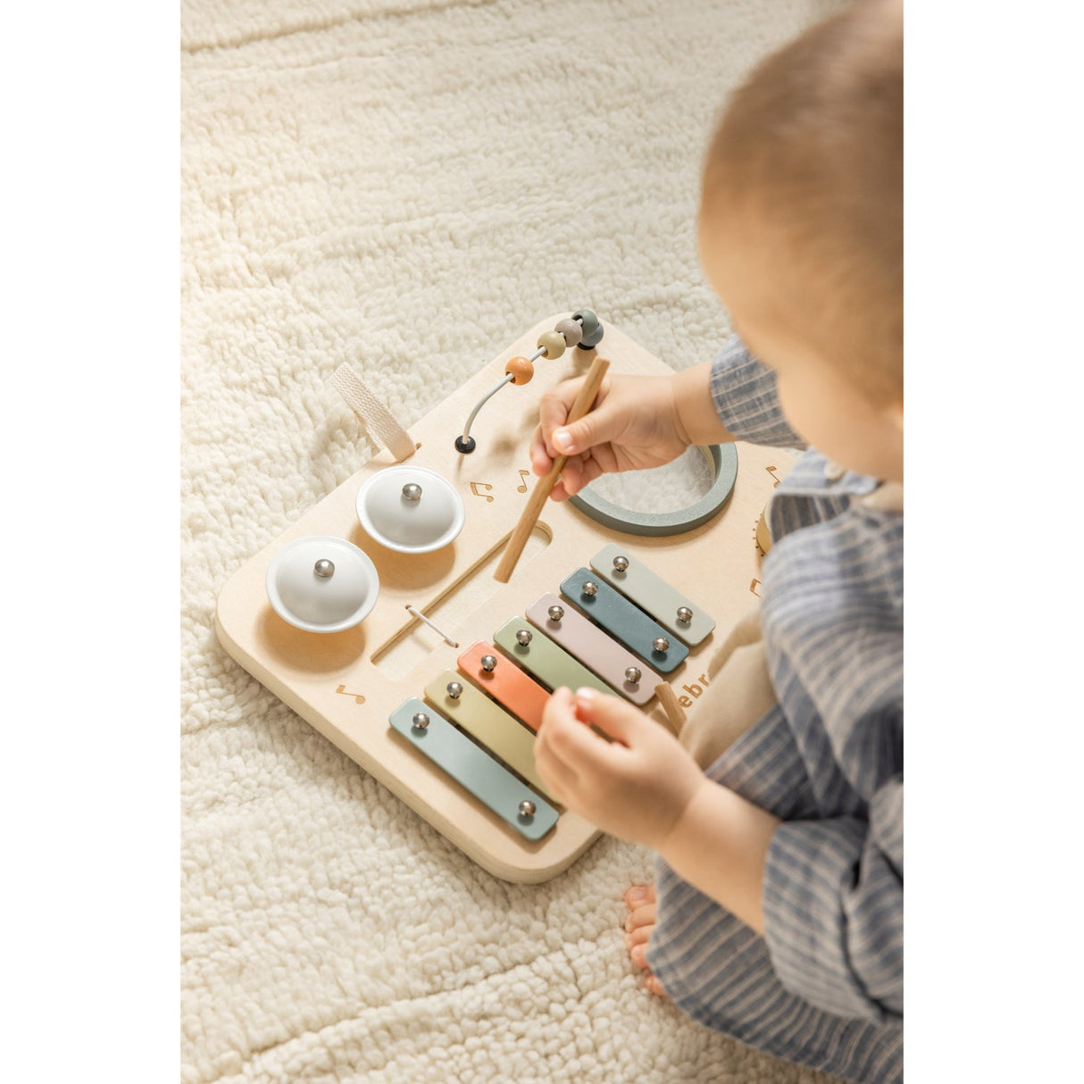 Sebra Wooden Activity Panel Music