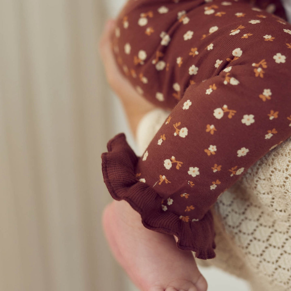 Müsli Root/ Oak/ Clay Cedar Frill Pants Baby