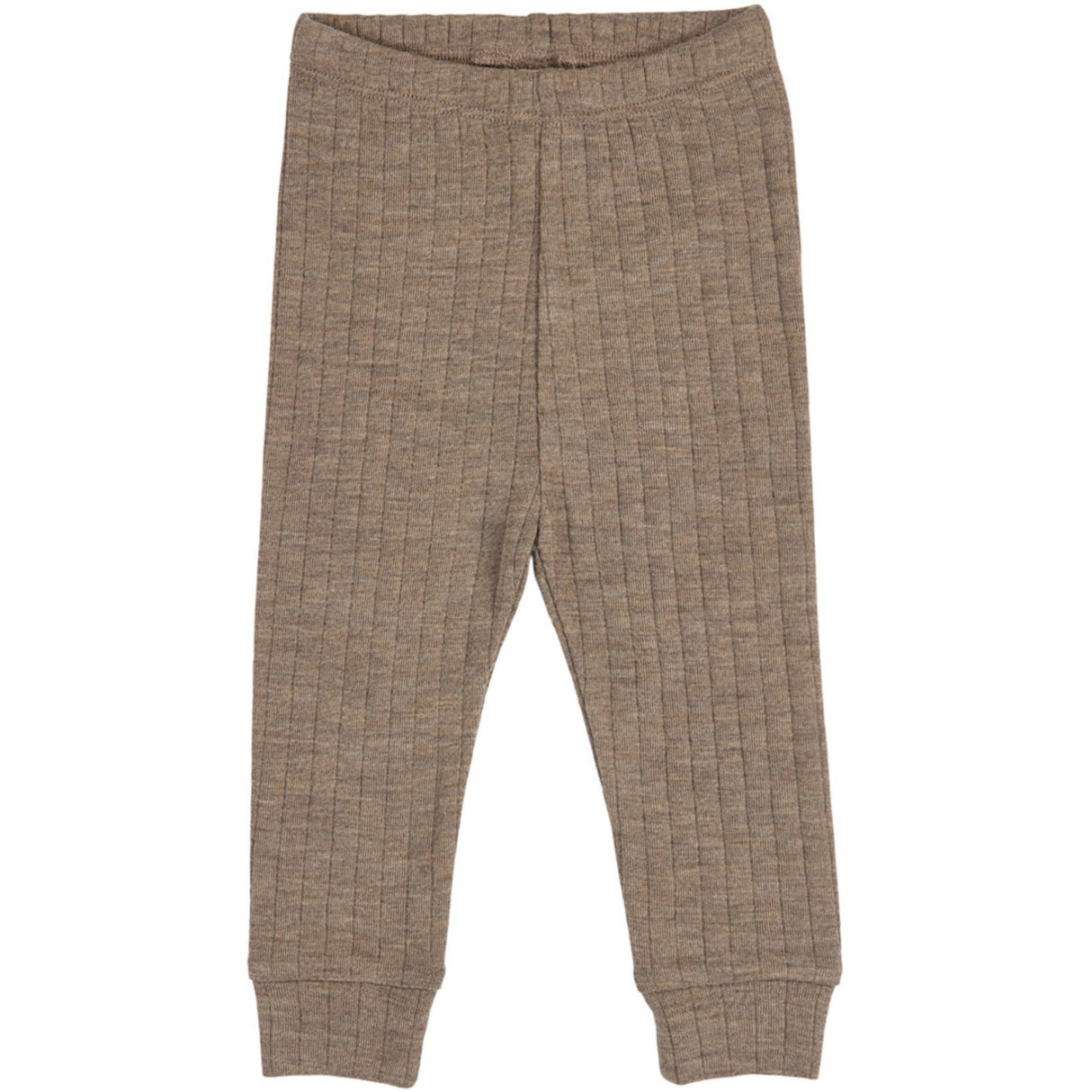 Müsli Walnut Melange Woolly Rib Cuff Pants